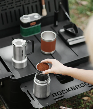 MHW-3BOMBER Stainless Steel MET Outdoor Espresso Moka Pot 350ml