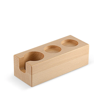 MHW-3BOMBER Wood Espresso Tamping Station Portafilter Holder 51-54mm - CH5414