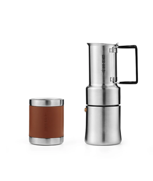 MHW-3BOMBER Stainless Steel MET Outdoor Espresso Moka Pot 350ml