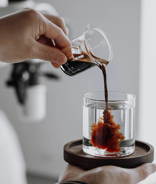 MHW-3BOMBER Double Spouts Espresso Coffee Measuring Cup 80ml - G5059