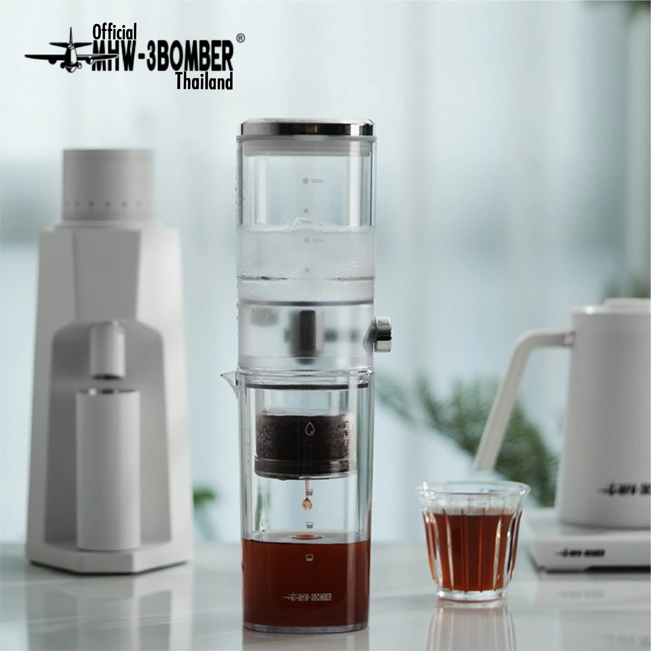 MHW-3BOMBER Fresh Ice Dripper Cold Drip Coffee Maker 400ml - ID6135-OS