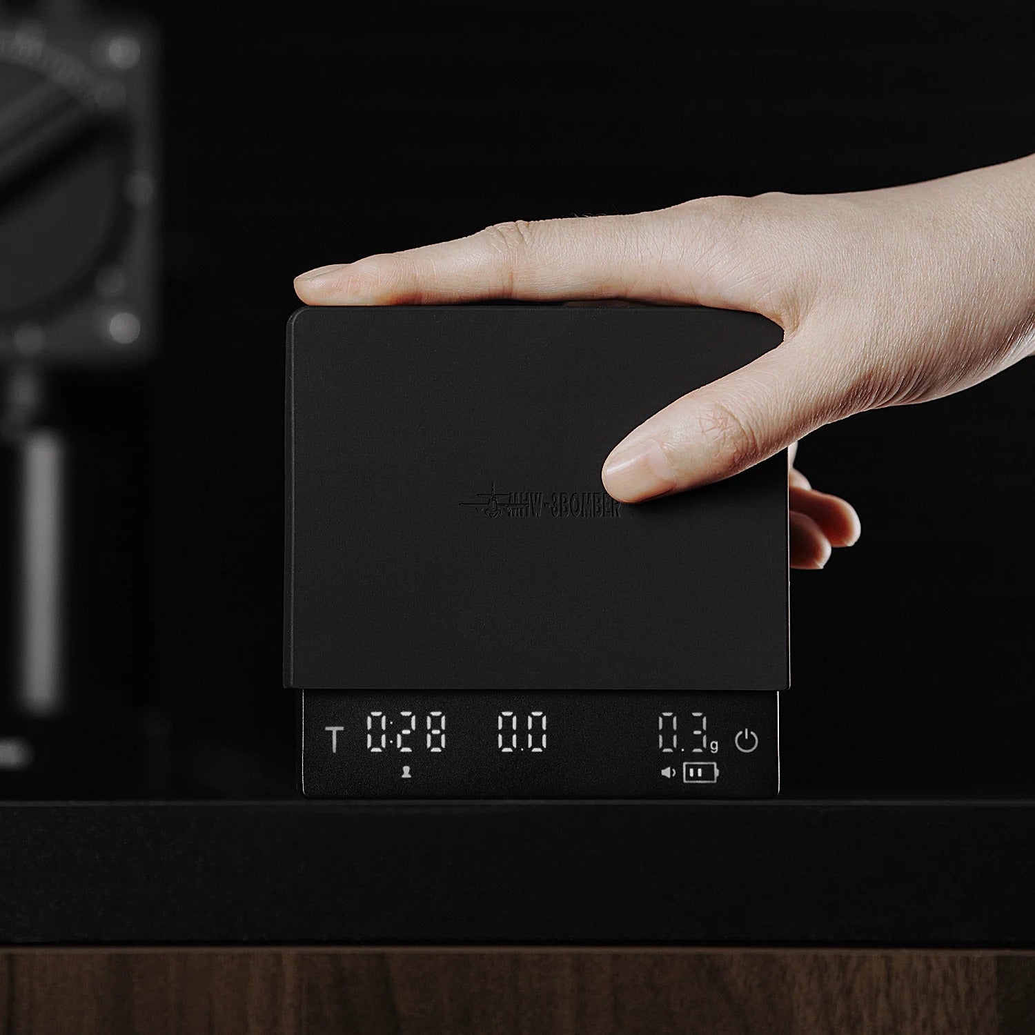MHW-3BOMBER Cube Coffee Scale 3.0 Mini Pro - Black - ES6029B