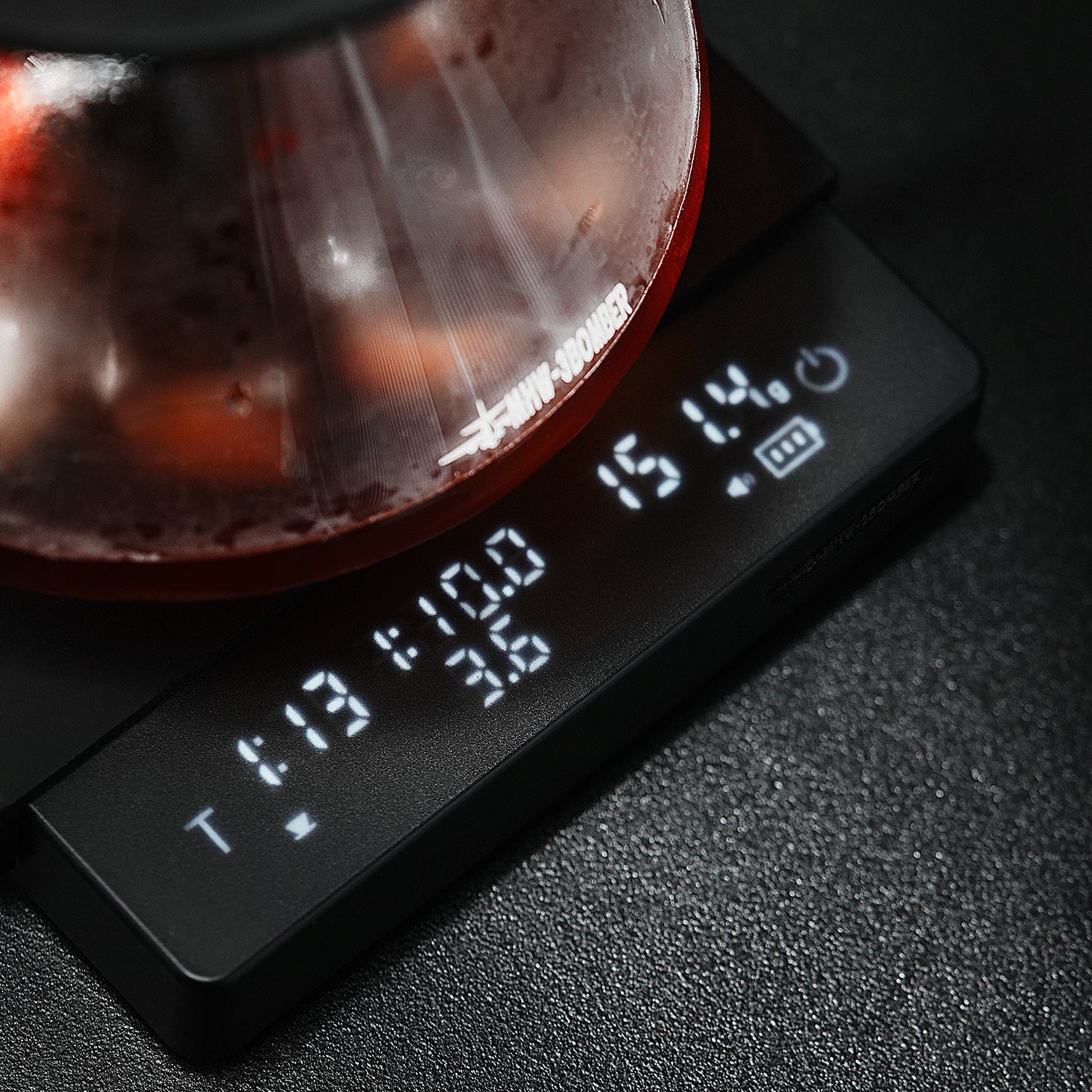 MHW-3BOMBER Cube Coffee Scale 3.0 Pro Black - ES6027B