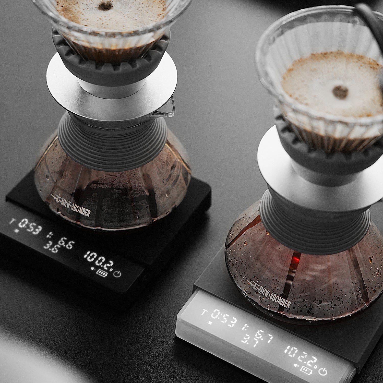 MHW-3BOMBER Cube Coffee Scale 3.0 Pro Black - ES6027B
