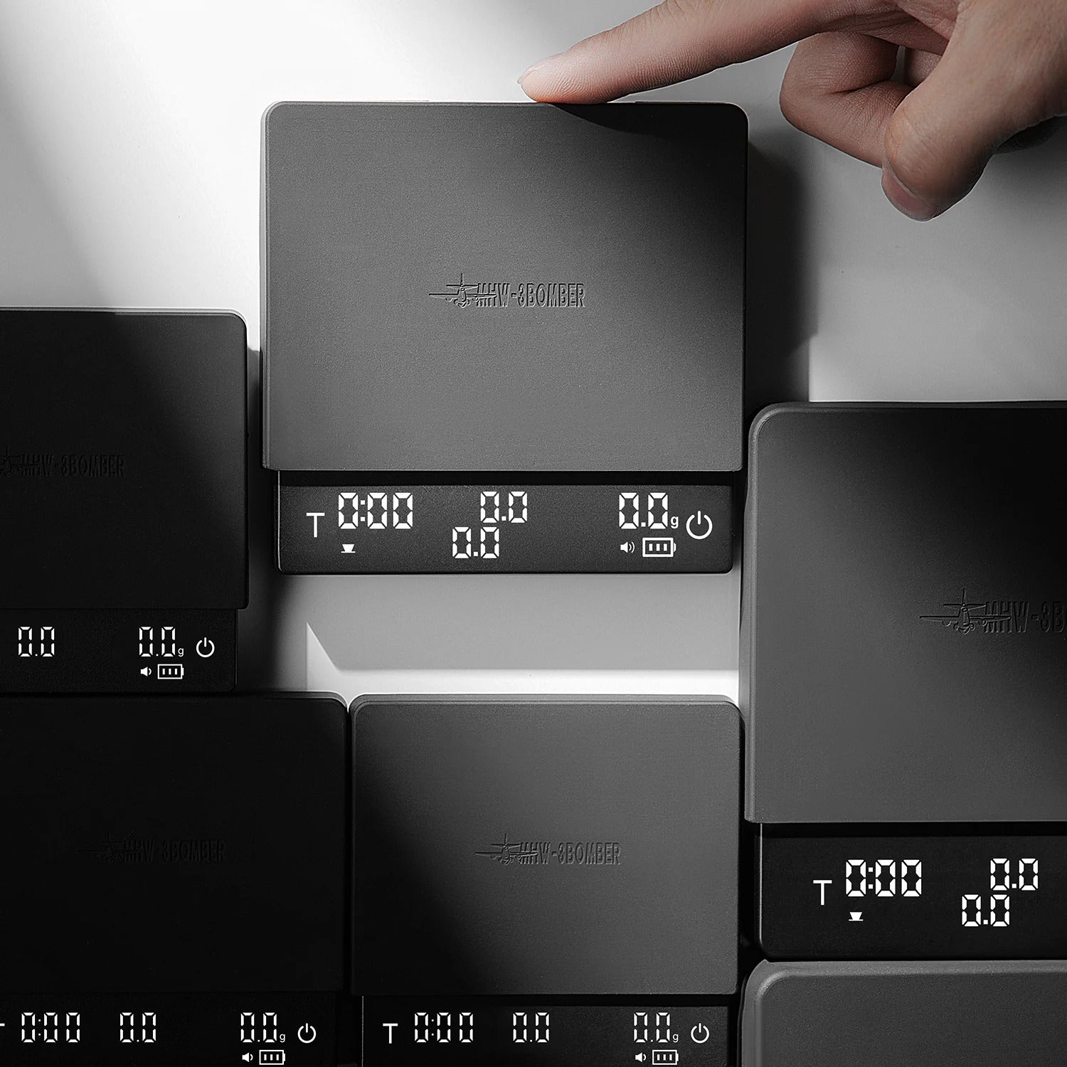 MHW-3BOMBER Cube Coffee Scale 3.0 Pro Black - ES6027B