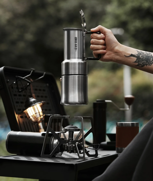 MHW-3BOMBER MET Portable Outdoor Cassette Stove for Camping & Coffee Brewing