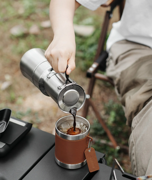 MHW-3BOMBER Stainless Steel MET Outdoor Espresso Moka Pot 350ml