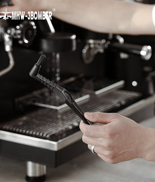 MHW-3Bomber Coffee Elbow Brush 220mm - B5189