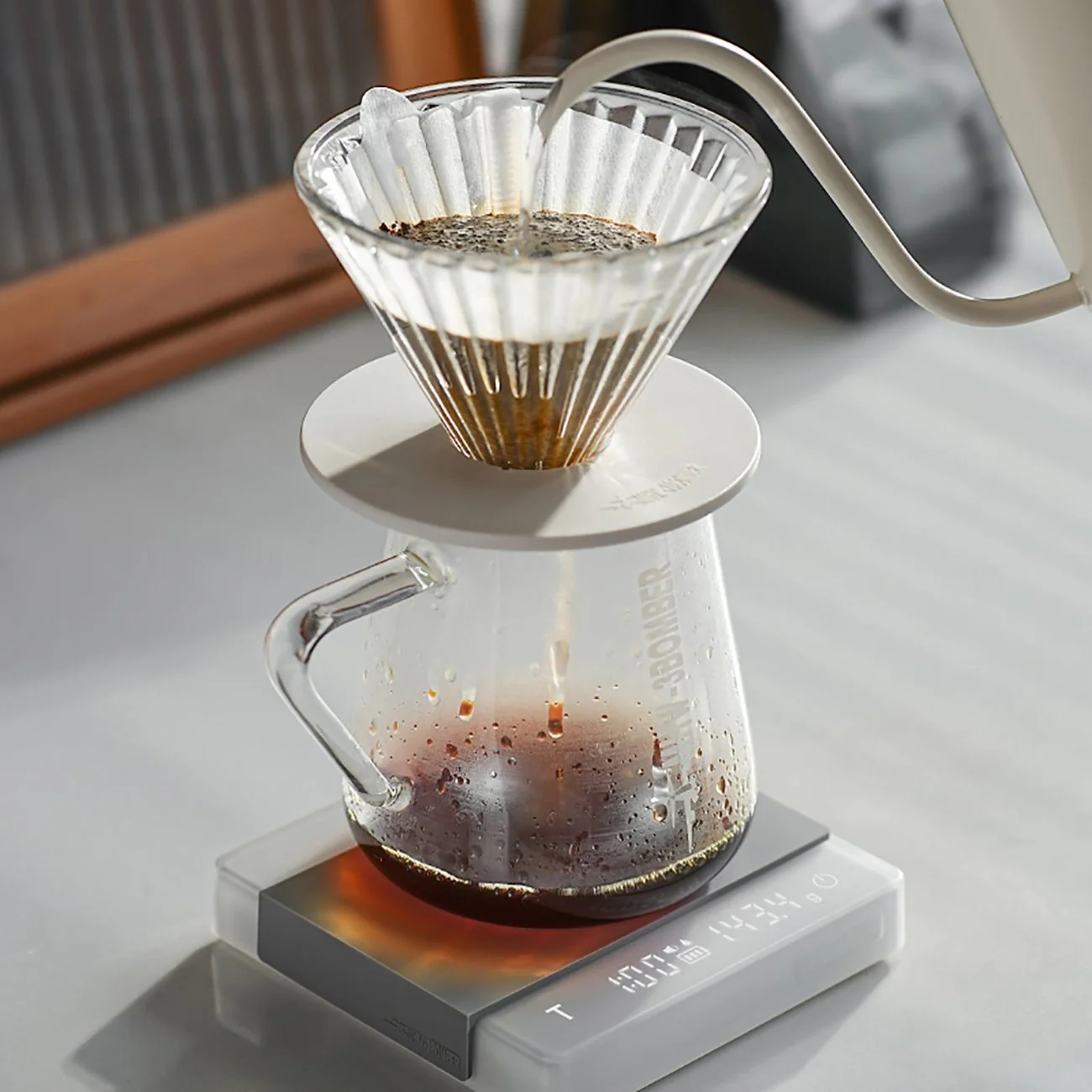 MHW-3BOMBER Digital Espresso Cube Coffee Scale 2.0 Mini