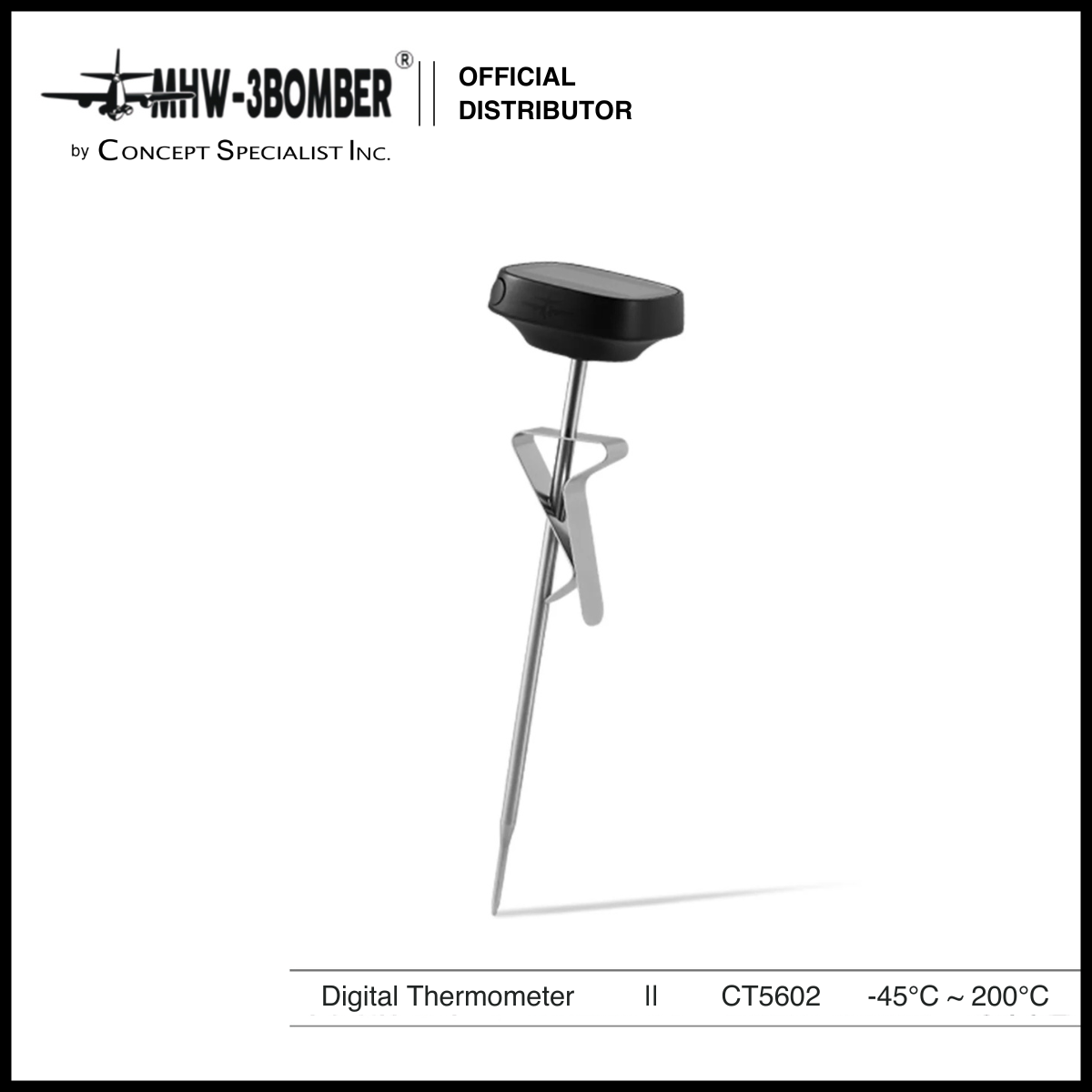 MHW-3BOMBER Portable LCD Digital Thermometer - CT5602
