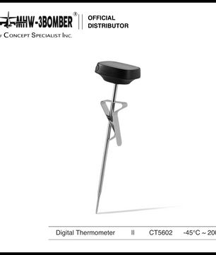 MHW-3BOMBER Portable LCD Digital Thermometer - CT5602