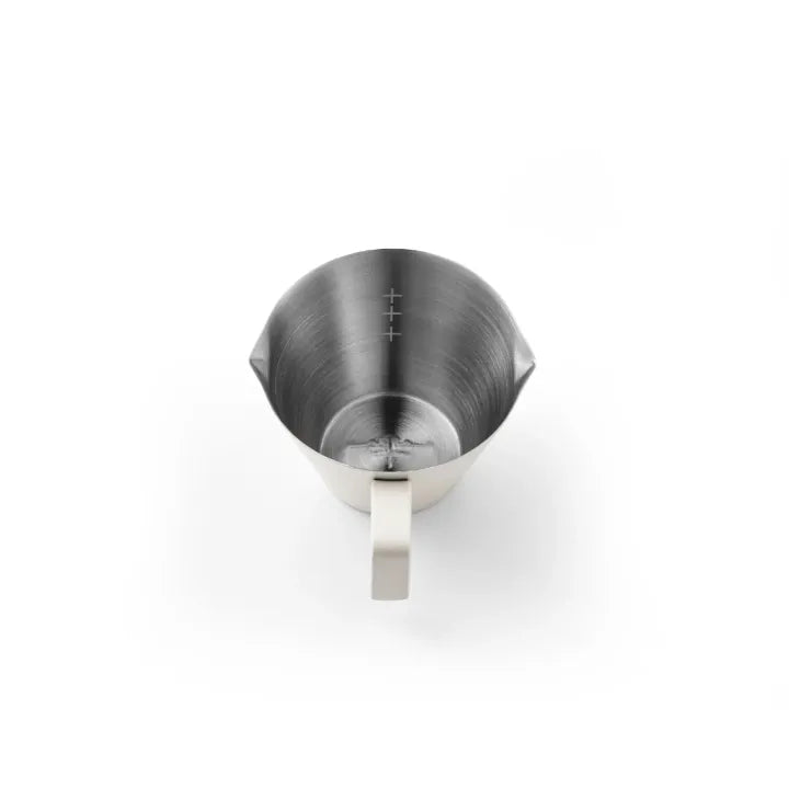 MHW-3BOMBER Stainless Steel Espresso Measuring Cup Double Spout Silver - G5146BL