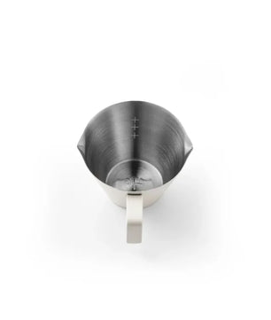 MHW-3BOMBER Stainless Steel Espresso Measuring Cup Double Spout Silver - G5146BL