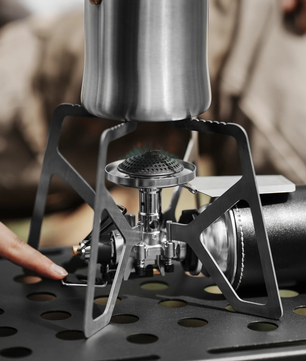 MHW-3BOMBER MET Portable Outdoor Cassette Stove for Camping & Coffee Brewing