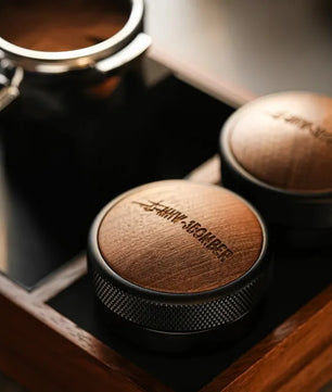 MHW-3BOMBER CD Series Wood Lid Edition Coffee Distributor Universal Four Oars 51mm - T6095L4