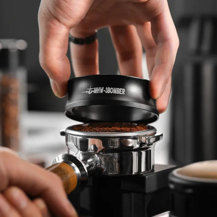 MHW-3BOMBER Espresso Magnetic Coffee Dosing Portafilter Funnel Ring 58mm - DR5546B