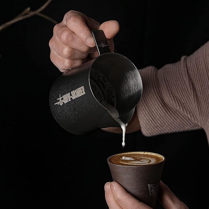MHW-3BOMBER Latte Art Milk Frothing Pitcher 5.0 Matte Black
