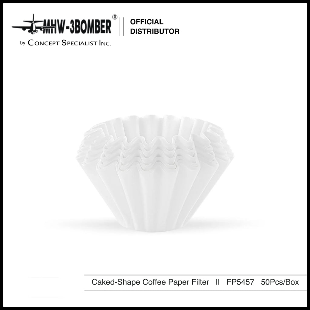 MHW-3BOMBER Cake-shaped Disposable Coffee Paper Filter 50pcs - FP5458