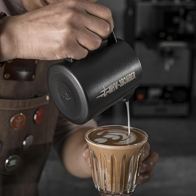 MHW-3BOMBER Latte Art Milk Frothing Pitcher 5.0 Matte Black