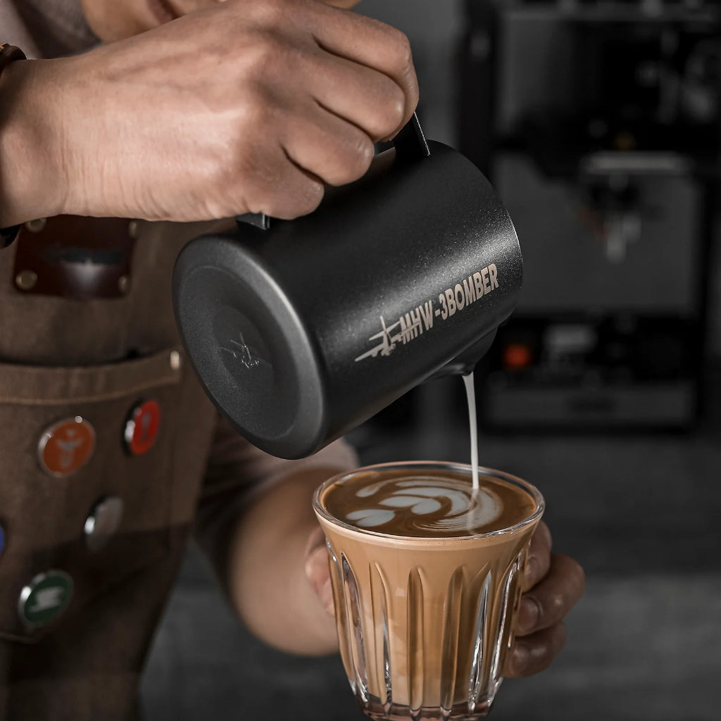MHW-3BOMBER Latte Art Milk Frothing Pitcher 5.0 Matte Black