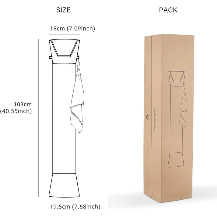 MHW-3BOMBER Floor Standing Coffee Knock Box for Espresso Coffee Grounds 7.4L Capacity - GB5449