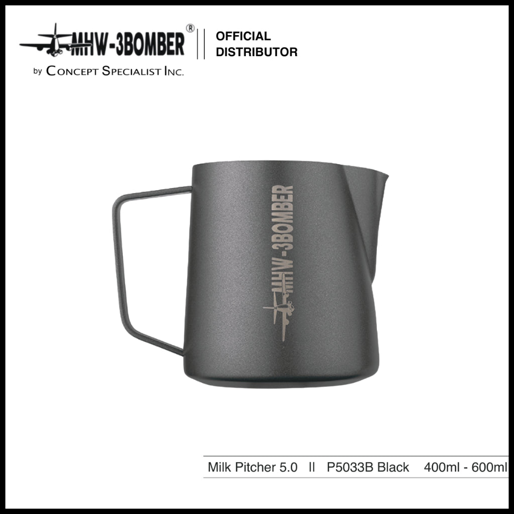 MHW-3BOMBER Latte Art Milk Frothing Pitcher 5.0 Matte Black