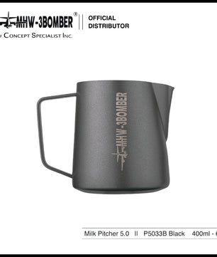 MHW-3BOMBER Latte Art Milk Frothing Pitcher 5.0 Matte Black