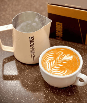 MHW-3BOMBER Latte Art Milk Frothing Pitcher 5.0 White