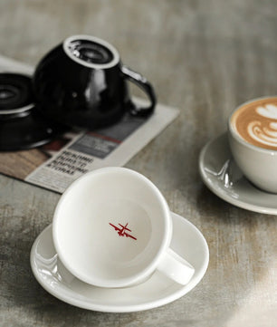 MHW-3BOMBER Ceramic Coffee Cup 280ml | Premium Barista Latte Mug Thick Wall