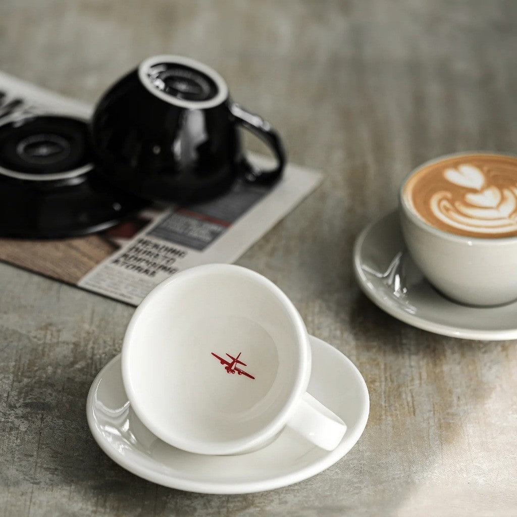 MHW-3BOMBER Ceramic Coffee Cup 280ml | Premium Barista Latte Mug Thick Wall