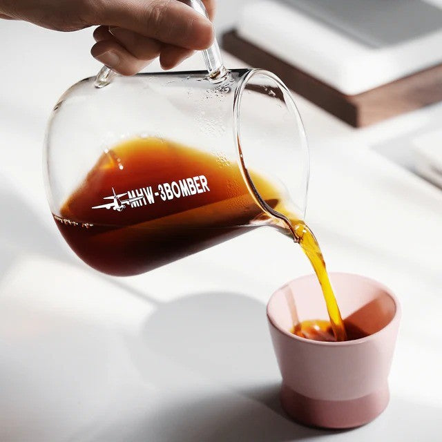 MHW-3BOMBER ELF Coffee Server 500ml High Borosilicate Glass Pour Over Coffee Server G5096