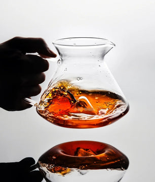 MHW-3BOMBER Hill Coffee Server 600ml Borosilicate Glass Pour Over Coffee Carafe G6789T