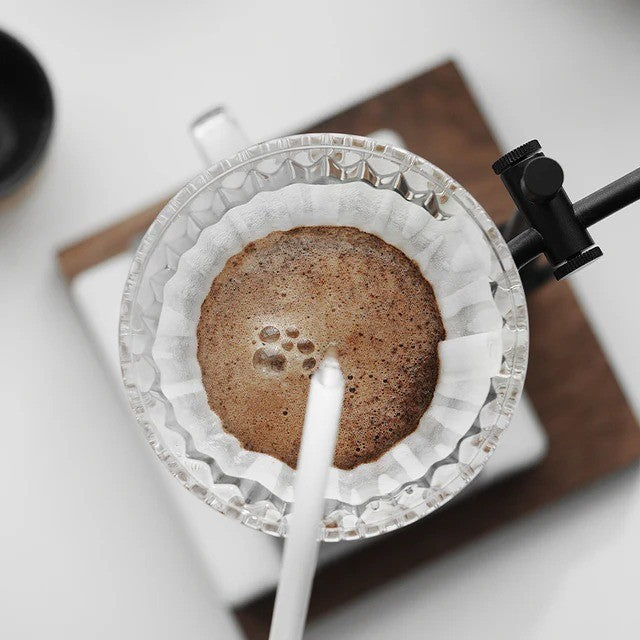 MHW-3BOMBER ELF Glass Coffee Dripper Transparent Borosilicate Pour Over Coffee Filter V60 Style