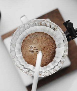 MHW-3BOMBER ELF Glass Coffee Dripper Transparent Borosilicate Pour Over Coffee Filter V60 Style