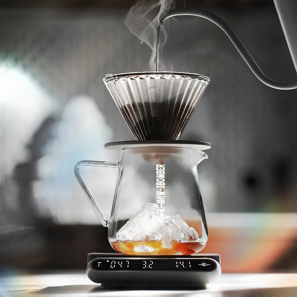 MHW-3BOMBER ELF Coffee Server 500ml High Borosilicate Glass Pour Over Coffee Server G5096