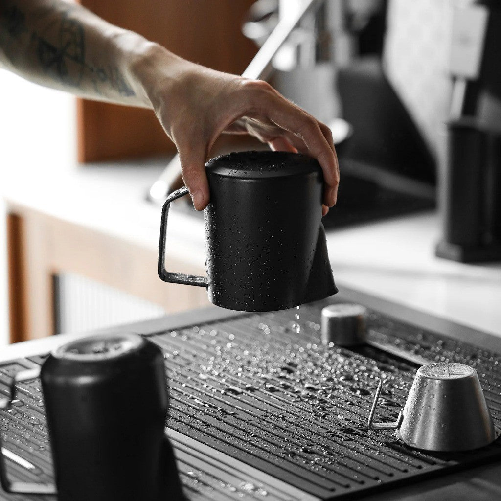 MHW-3BOMBER Coffee Bar Silicone Dish Drying Pad Black 400*300mm - SP5326B