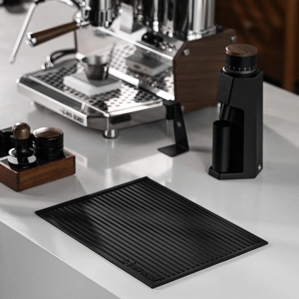 MHW-3BOMBER Coffee Bar Silicone Dish Drying Pad Black 400*300mm - SP5326B