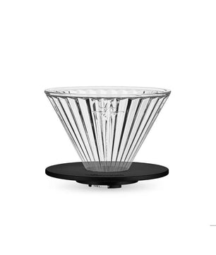 MHW-3BOMBER ELF Glass Coffee Dripper Transparent Borosilicate Pour Over Coffee Filter V60 Style
