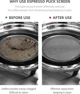MHW-3BOMBER Portafilter Puck Screen 58.5mm for Even Espresso Extraction