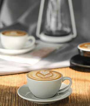 MHW-3BOMBER Ceramic Coffee Cup 280ml | Premium Barista Latte Mug Thick Wall