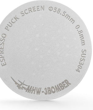 MHW-3BOMBER Portafilter Puck Screen 58.5mm for Even Espresso Extraction