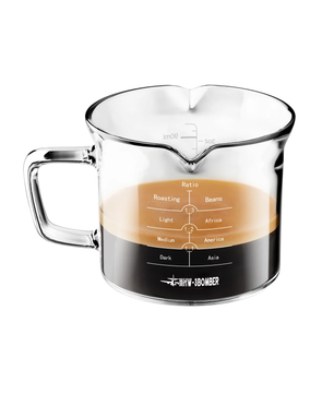 MHW-3BOMBER Double Spouts Espresso Coffee Measuring Cup 80ml - G5059